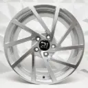 RIN 15X6.5 5-100 R1 SPORT DX345 SILVER MACHINE FACE ET30 CB73.1