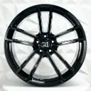 RIN 20X9.5 5-115 R1 SPORT FA607F BLACK ET18 CB71.5